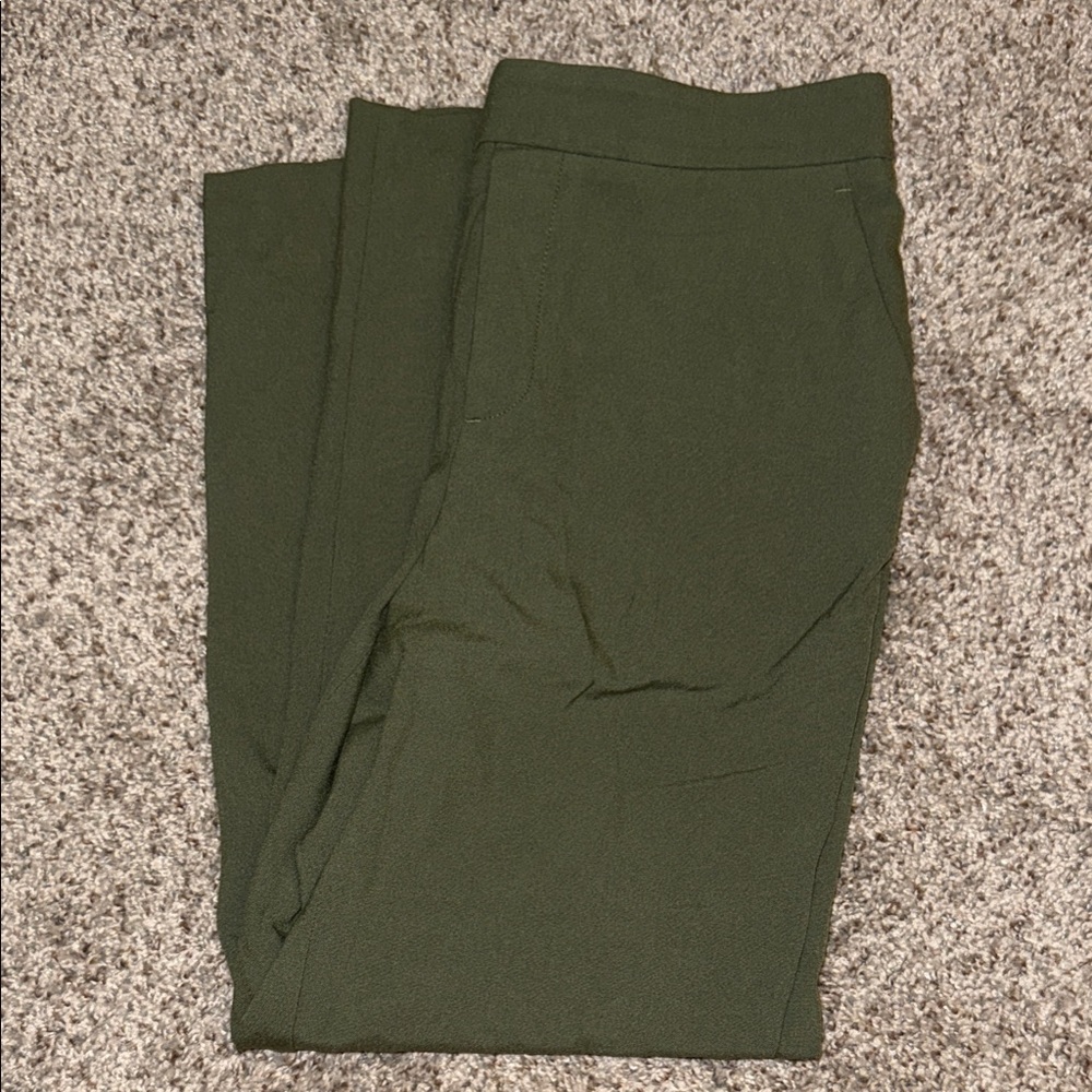 Banana Republic womens Dark Green Chinos